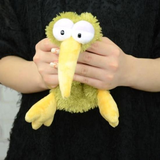 Animal Pen Case Pencil Case Pen Pouch Stuffed Toy Cosmetic Pouch Cosmetic Pouch Accessory Case Figure Pouch Bird Billy Set (Fudebag, Pencil)