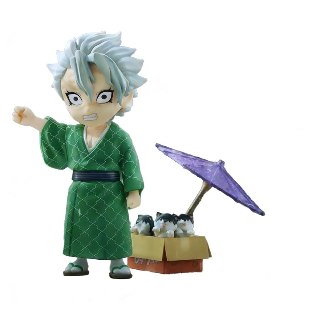 Demon Slayer Kimetsu No Yaiba Plum Rain Mystery Blind Box Tanjirou Nezuko Zenitsu Inosuke Collectible Toy Gift For Manga Lovers