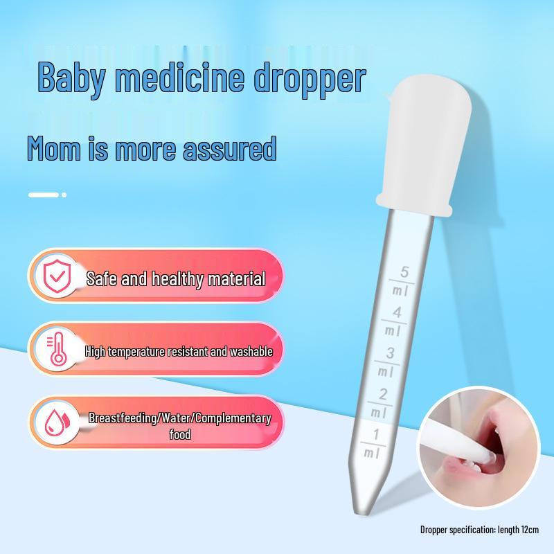 Children's Silicone 5ml Medicine Dropper & DIY Baking Tool with Scale