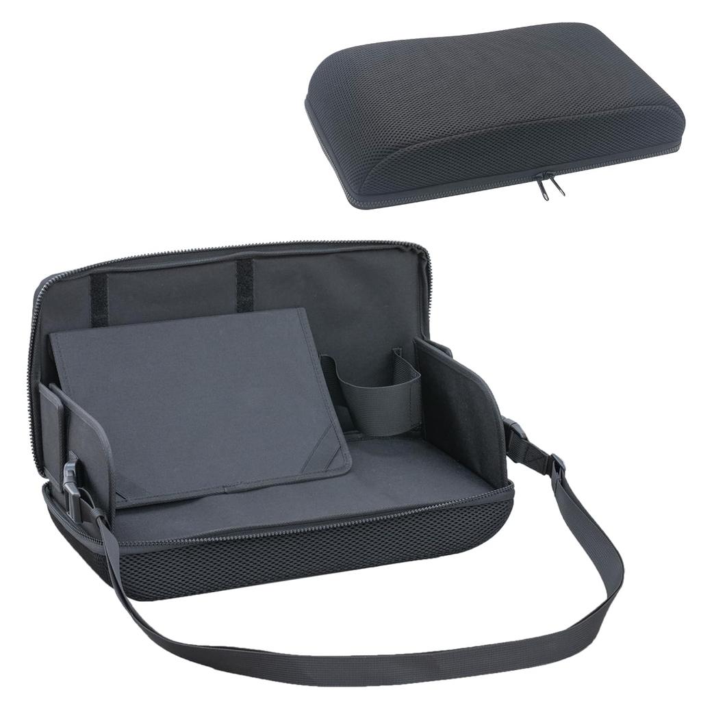SEIWA IMP367 Junior Car Seat Tablet Meal for Driver and Passenger Back Knee Sleeping In the and Back Pain Support for Children Table, Cushion, Stand,