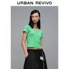 UR2026 Women's Casual Textured Slim T-shirt