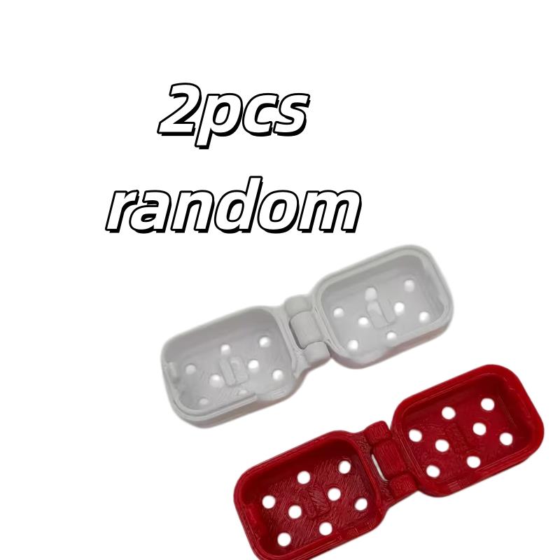 2pcs Electric Toothbrush Head Travel Case – Ventilated Cover, Dust Protection, Clean & Portable