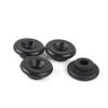 12pcs Bushing Pad ABS Black CNC Aluminum Alloy Motorcycle