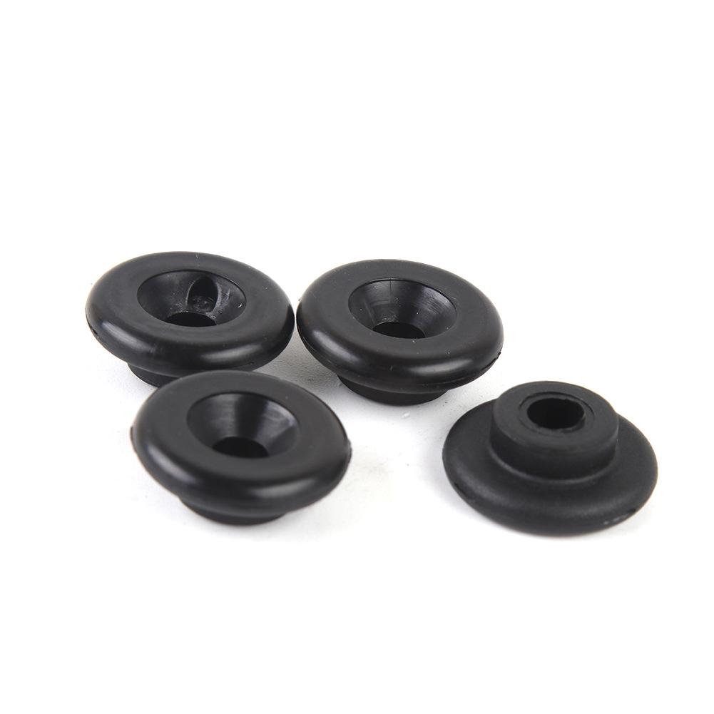 12pcs Bushing Pad ABS Black CNC Aluminum Alloy Motorcycle