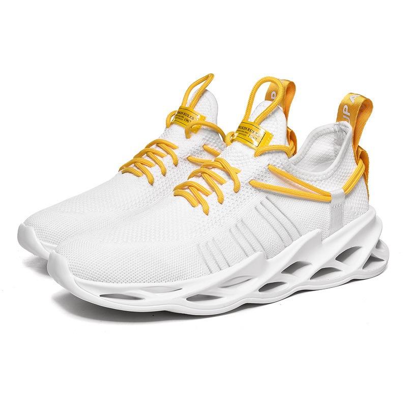 Freizeitschuhe Herren 20 neu atmungsaktiv Fly-Woven Nudeln Klingenboden Große Größe Mode 4