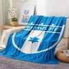 1Pc messi Print Flannel Blanket, High quality Comfortable for All Seasons, Home Decor, Warmth and Comfort, Perfect for Christmas GiftS
