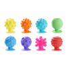 Relaxing Soft Worry Stone Fidget Toy Textured Silicone Suction Cup Toy Children Sensory Stone  Kids