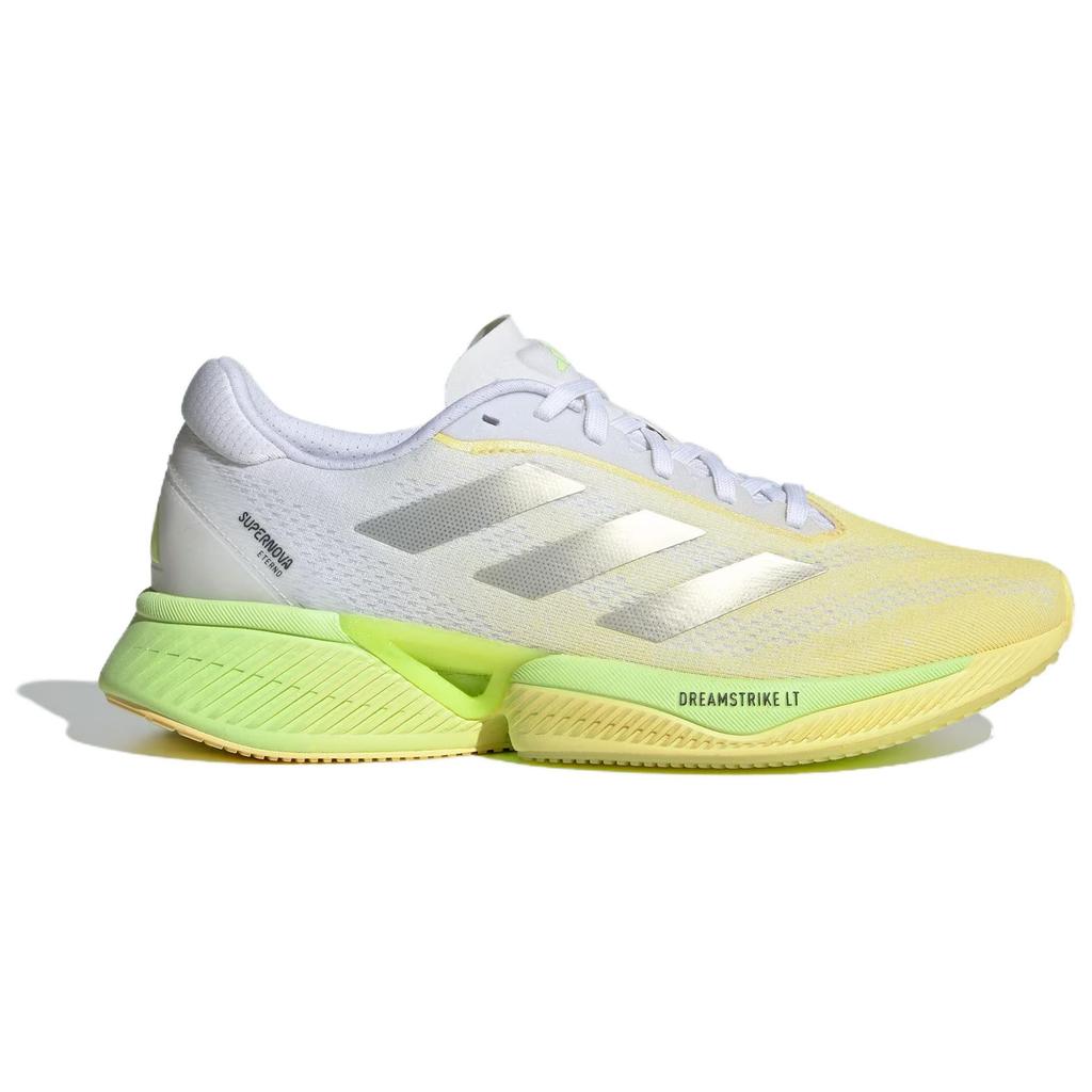 Adidas Supernova Eterno Comfortable Fabric Shock Absorption Durable Low-Top Training Running Shoes Women sneaker Gray Yellow IH0444
