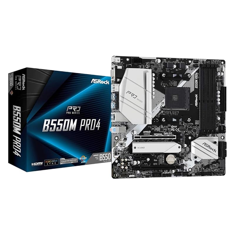 

ASRock AMD Ryzen 5000 series (Soket AM4) compatible Equipped with B550 chipset Micro ATX motherboard [Domestic authorized distributor product] B550M