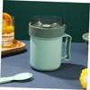 Angoily Microwave Soup Mug with Lid and Scoop, Soup Cup, Food Jar Container, Cereal Cup with Cover, Microwave Safe Mug for Soup, Hot Cereal, and Noodl