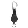 Diving Stainless Steel Wire Stretch Spring Rope Lanyard Antilost Key Ring BCD Accessory