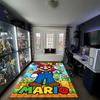 Mario Printed Carpet, Rug for Office Chair Living Room Bedroom Kitchen Room Decor Gifts.