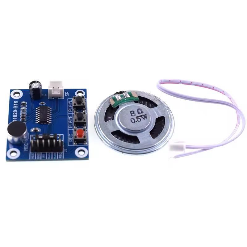 ISD1820 Voice Record Play Module Small Size with Micro Speaker Wide Application for Teenager Electronic Interest Cultivation Projects