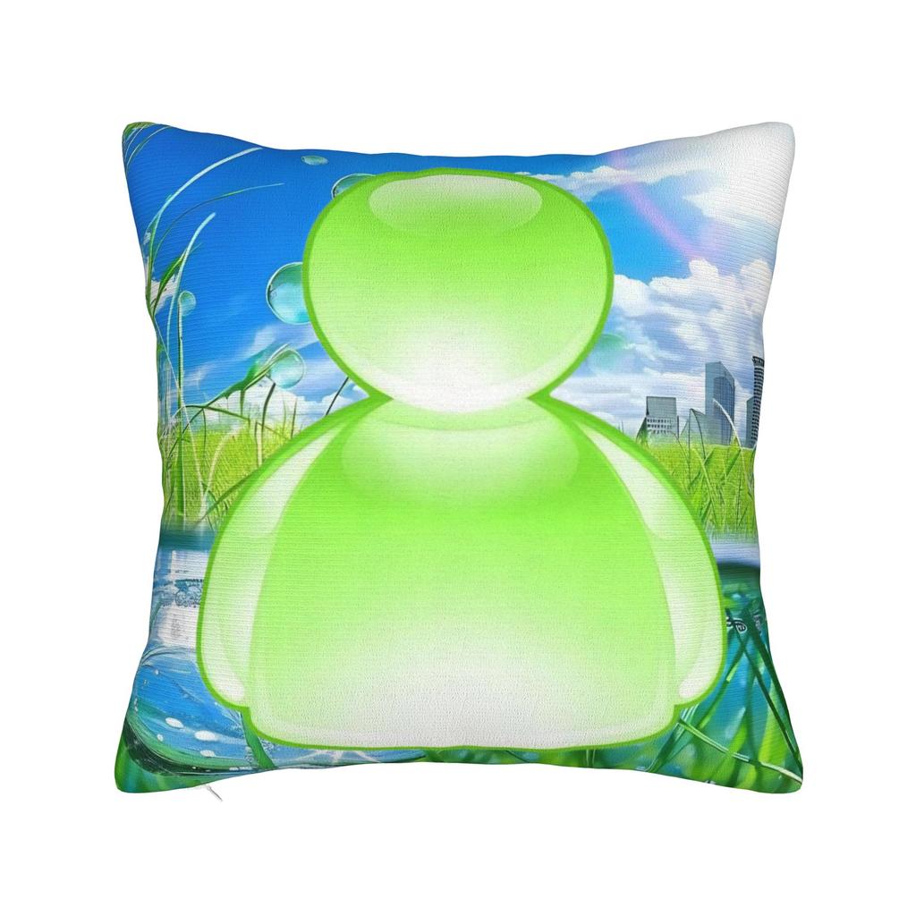 Fish Meme Frutiger Aero Square Pillow Cases Cushion Covers Fashion Polyester Decorative Pillowcover for Sofa