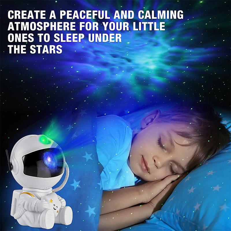 Astronaut Galaxy Projector Star Projector Galaxy Night Light Space Buddy Projector with Nebula and Remote Control for Children