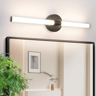 LED Wall Sconce - NETTLIFE - 60 Cm - 8 W - 4 000 K (neutral White) - Black - Integrated LED - Modern