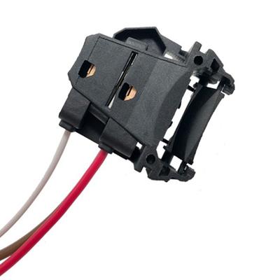 Schwarz Auto H7 Abblendlicht Lampe Scheinwerfer Lampenfassung Adapter Kabelbaum Passend für