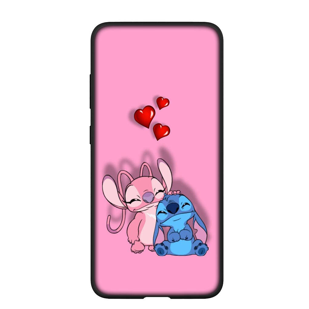 Phone Case for iPhone 17 16 15 Plus X 16E Huawei P30 P20 Lite Redmi Note 14 12 11 13 Pro Max OPPO A60 A80 A40 A18 A38 Blue Lilo Cute Stitch Pink Cover