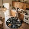 Spider & Scorpion pattern round rug,Carpet Rug for Living Room Bedroom Playroom ,Non-slip Floor Mat,Holiday Gifts and Birthday Gifts.