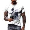 Estate Retro Cool Warrior magliette grafiche per uomo Moda Casual Personalità Tough Guy 3D stampato O-Collo Manica corta Tees Tops