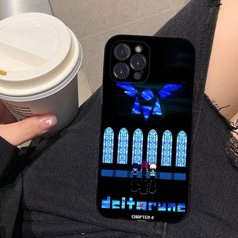 D-Deltarune Ralsei Phone Case For Iphone 17 16 15 14 13 12 11 Pro Max Plus Black Shell Cover Case