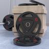 Rubber Coated Cast Iron Barbell Plates