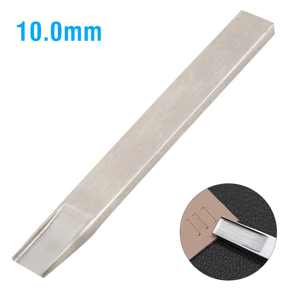 

Leather Punch Cutter Alloy Steel Leather Craft Hand Weaving Slot Punching Tool10.0mm