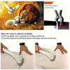 Realistic Lion Lamb and Dove Tapestry Art Print Golden Nature Wall Hanging Decor Home Decoration 180x280cm