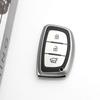 Leather Tpu Shell Bag Keyless Car Key Case Cover For Hyundai Santa Fe Rena Tucson Sonata Elantra Creta Ix35 Ix45 I10 I30 I40