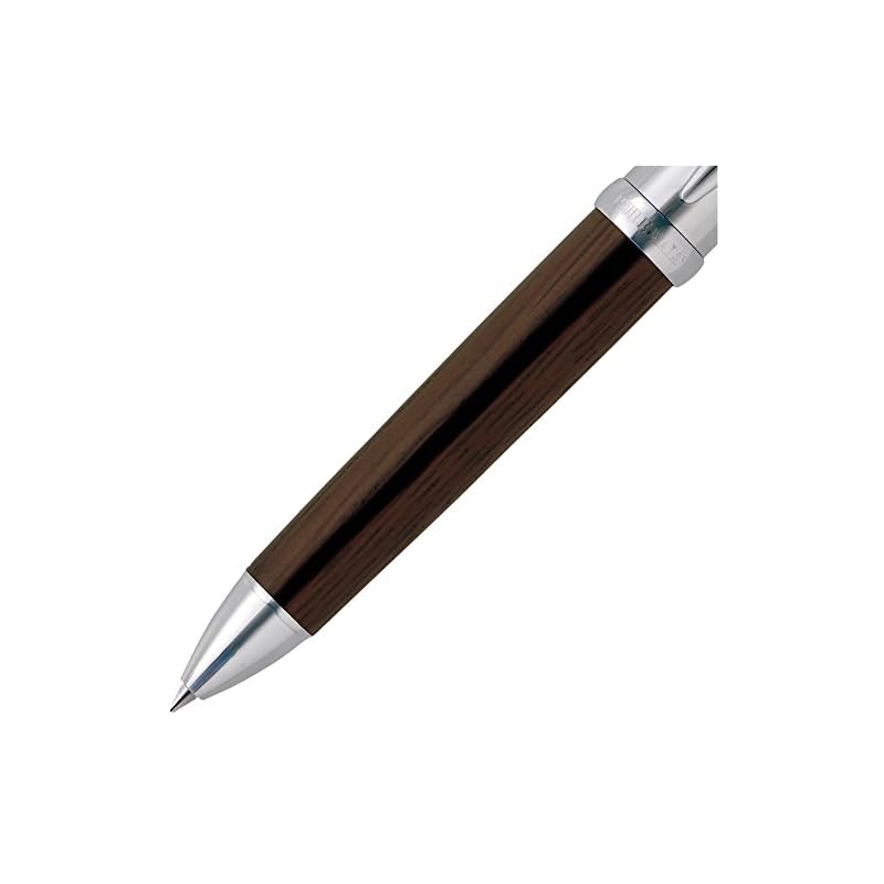 Mitsubishi Pencil Pure Malt Oakwood Premium Edition 3&1 Multi-Function Pen 0.7mm