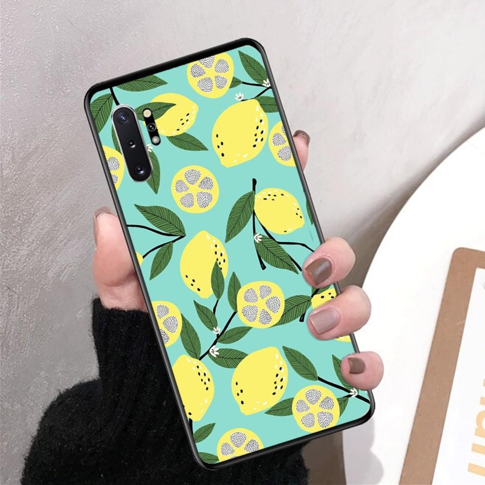 Fruit Lemon Phone Case For Samsung Note 8 9 10 20 Pro Plus Lite M 10 11 20 30 21 31 51 A 21 22 42 02 03
