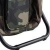 Rucksack Kühler Stuhl Leicht Großes Fassungsvermögen Faltbarer Campinghocker für Reise Strand Wandern Picknick Camouflage