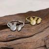 Xiaohongshu Cute Cat Eye Rabbit Ring: Women’s Niche Design, Simple, Adjustable, Internet Celebrity Style