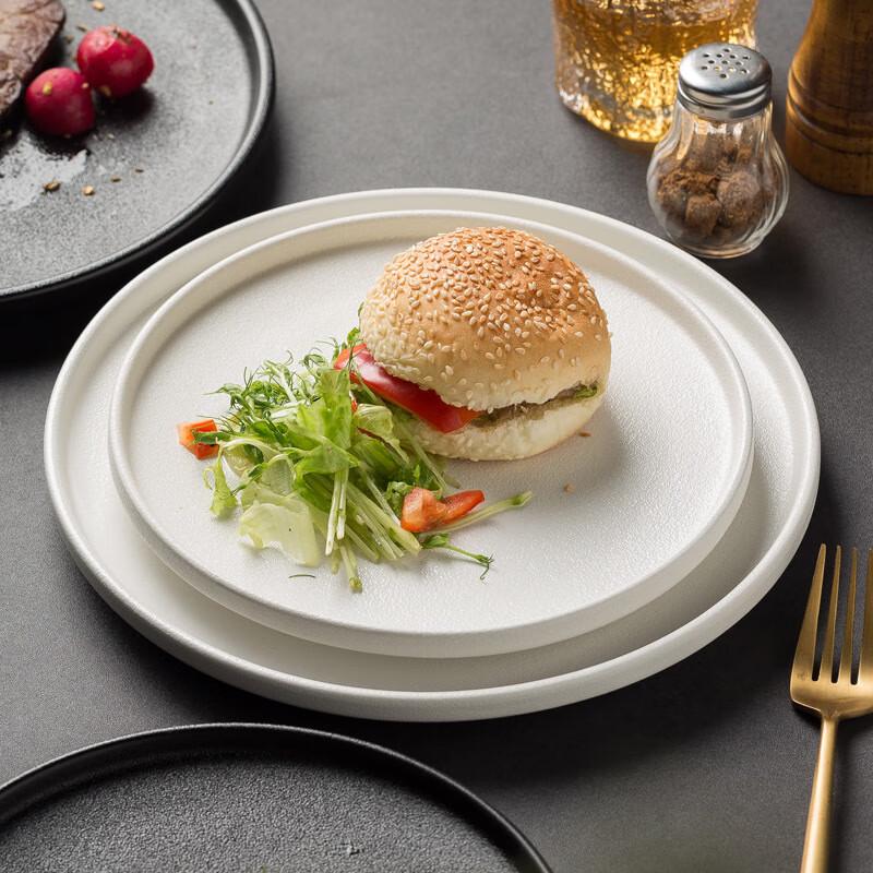 8-inch Matte Ceramic Dinner Plate