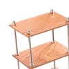 1/6 Organizer Halter Ornamente Einrichtung Modell Mehrschichtig Holz Sammlerstücke Bücherregal für