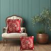 48x48cm Jacquard Pillow Cover Vintage Embroidered Decorative Cushion Covers Floral Home Decor Throw Pillow Case Sofa
