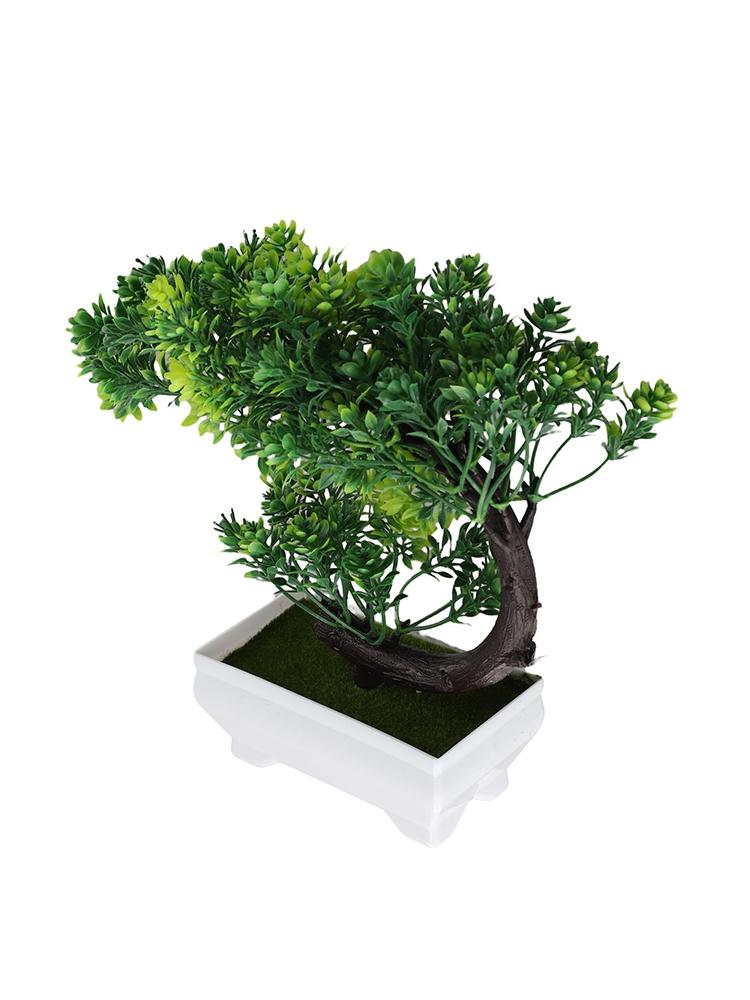 Bonsai Simulation Artificial Plants Flowers In Pots Home Office Fake Tree Decor