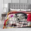 Magazine Art Style Blanket for All Seasons Blanket Lunch Break Throw Gift