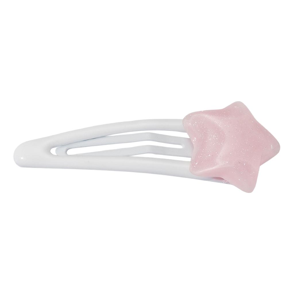 5pcs Y2K Star Hair Clips For Women Cute Sparkling Jelly BB Clip Summer Dopamine Hairpin Exquisite Sweety Girls Hair Accessories