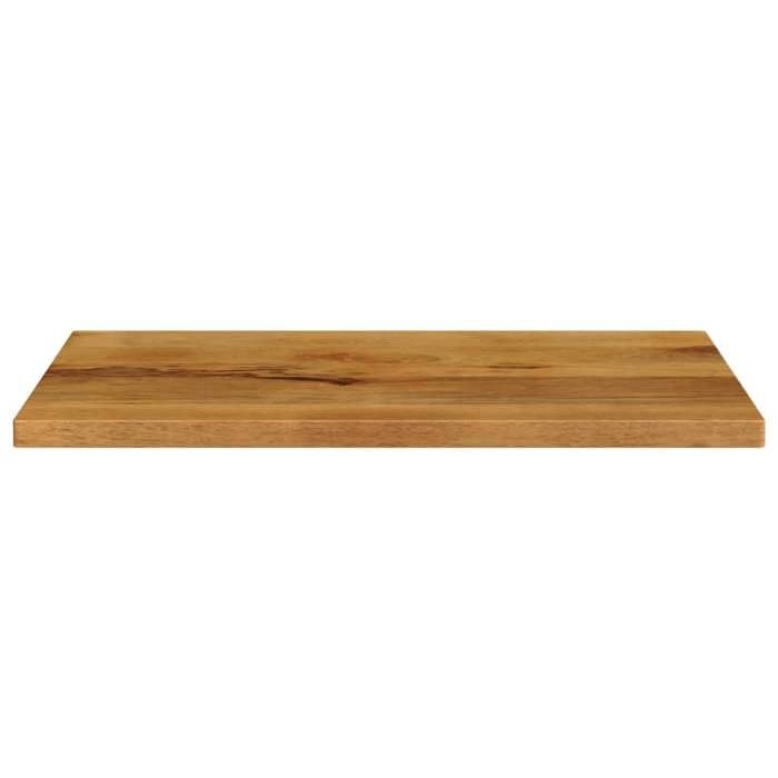 VidaXL Dessus de table 80x50x2,5 cm rectangulaire bois massif manguier, dessus de table en bois, dessus de table basse, 371589