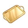 Serving Tray Tea Cup Holder Multifunction Non Slip Decorative Luxury Food Tray for Eating Kitchen Breakfast Display Dresser