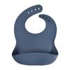 Flexible Silicone Bib with Cup Bib with Pocket Soft Waterproof Washable Boho Ink