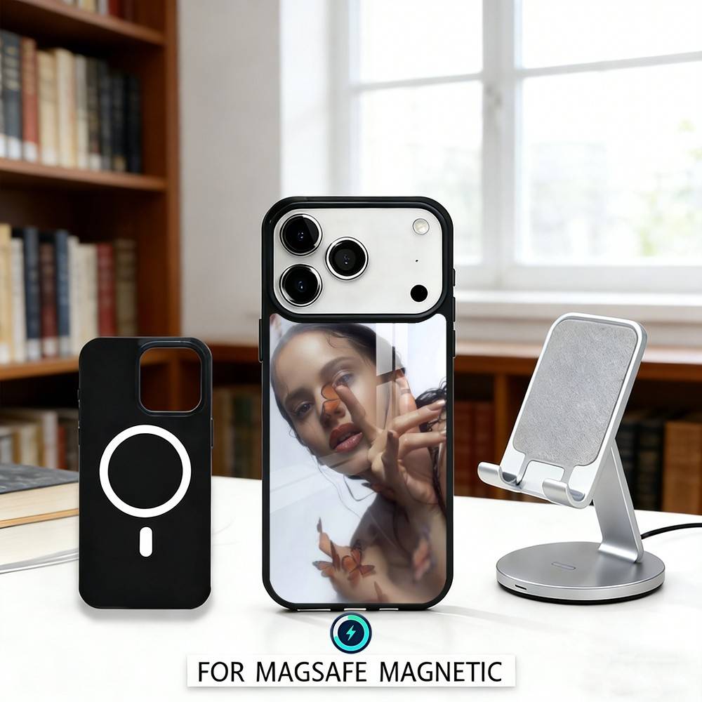 R-Rosalia Spanish singer Phone Case For iPhone17,16,15,14,13,12,Pro,Max,Magnetic For Magsafe Wireless Charging