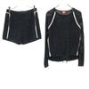 Long Sleeve Cut Setup S Navy System Shorts Women Used