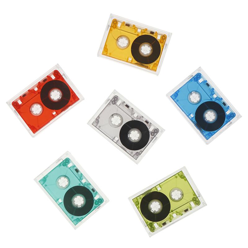 5*3.4Cm Standard Cassette Blank Tape Player Empty 60 Minutes Magnetic Audio Tape Recording For Speech Music Recording