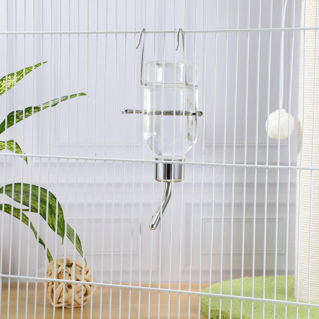 2Pcs 180Ml Pet Drinking Bottle Hanging Water Fountain for Rabbits Hamsters Chinchillas Leakproof Clean Safe Smooth