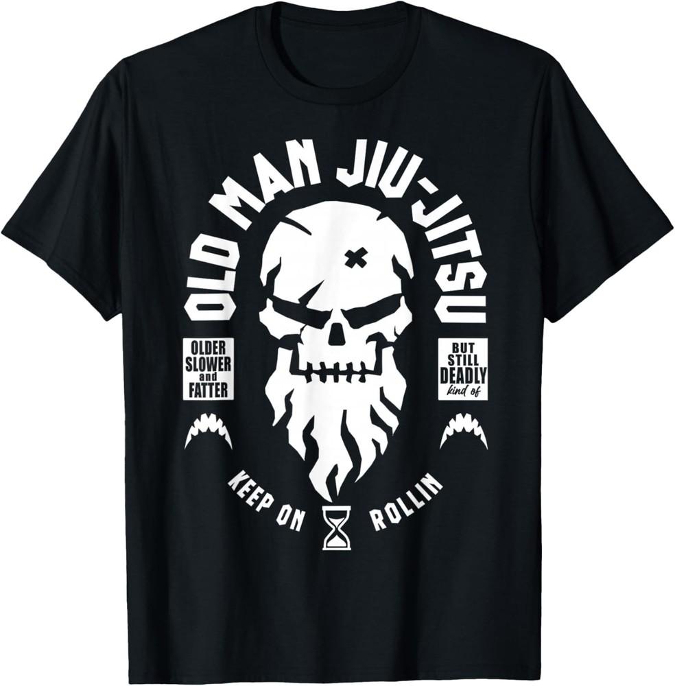 Vintage Old Man Jiu-Jitsu But Still Deadly Keep On Rollin T-Shirt Unisex T-Shirt XXL
