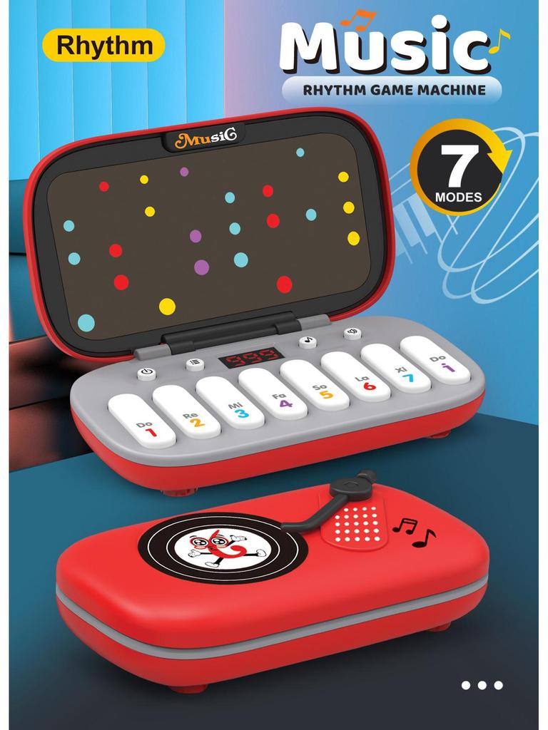 Rhythm Master Music Game: 7-Mode Pocket Piano Puzzle Toy for Kids