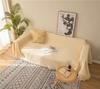 Sofa Coverfor Cover Universalwith Tassels Fluffy Creamy Style Sofa Towel  Heavy Warm  Multiple Use