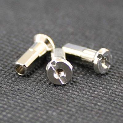 Star Spoke Brass Nipple Silver 14BR #14 (72 Pieces)